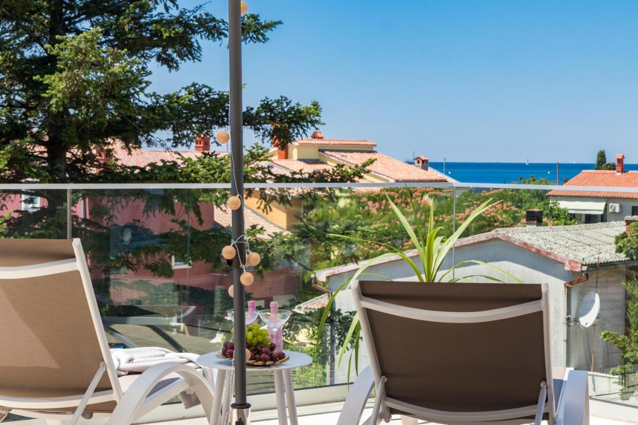 Villa Elena Deluxe Mit Whirlpool Und Beheiztem Pool Am Meer Und Wunderschoenen Blick Auf Die Brijuni Inseln Fažana Eksteriør billede